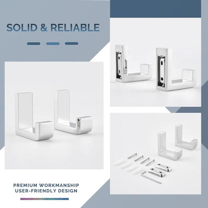 Towel Hook for Bathroom (2 Pack / Polished Chrome)
