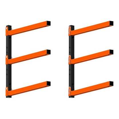 Heavy Duty Wall Mounted Lumber Storage Rack (4pack)