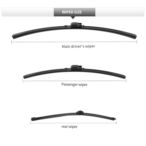 Front and Rear Windshield Wipers for BMW X2 2018 (For BMW X2 / 2018-2023)