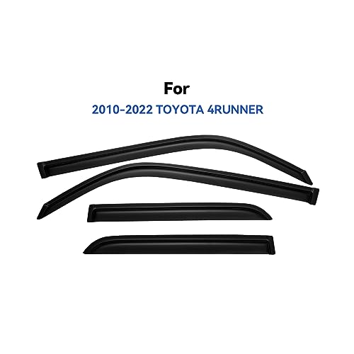 Window Visors Rain Guards for 2010 (2010-2024 toyota 4runner)
