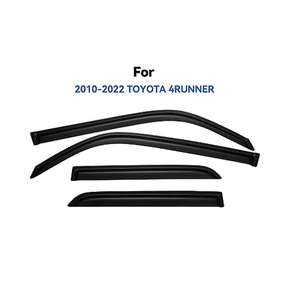 Window Visors Rain Guards for 2010 (2010-2024 toyota 4runner)