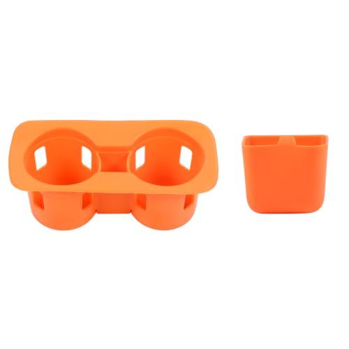 Center Console Cup Holder Insert Kit Compatible with Ford Maverick 2022+ (Orange(Kit))