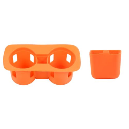 Center Console Cup Holder Insert Kit Compatible with Ford Maverick 2022+ (Orange(Kit))
