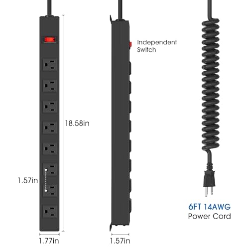 Heavy Duty Power Strip (6ft)