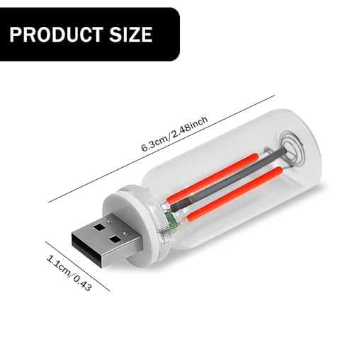 Car Plug in USB Lights (Red)