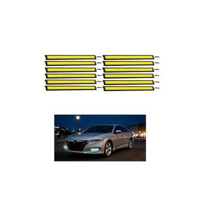 12PCS Car LED Interior Light Bar (Green)