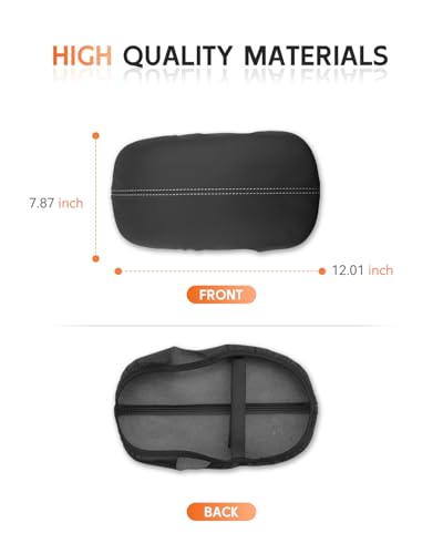 for Ford Mustang 2024 (Mustang 2024-2026 Thin Black Leather White Line)
