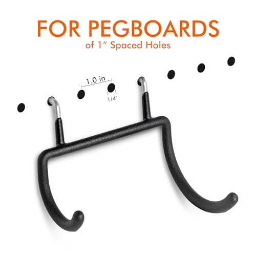Utility Heavy Duty Pegboard Hooks (8 Pack)