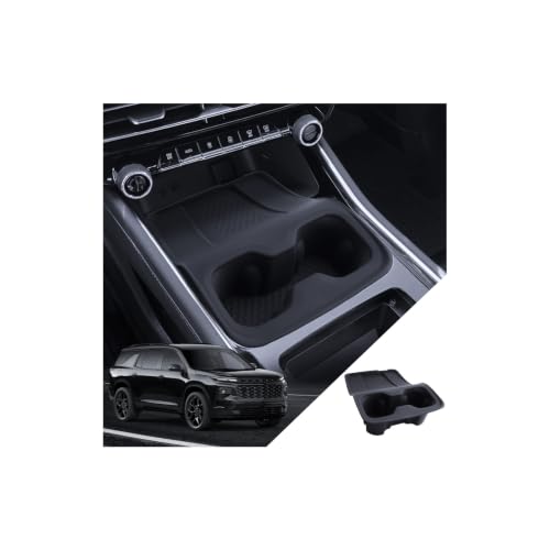 for Traverse Center Console Cup Holder& Charger Mat 2024 (for 2024-2026 Chevy Traverse)