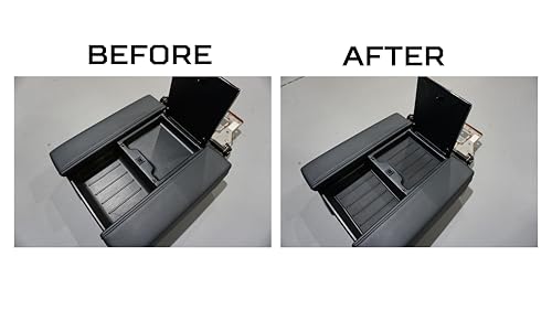 2022+ Tundra & 2023+ Sequoia Console Tray Liner (Pack of 2 / 2022+ Tundra Platinum,1794,TRD PRO & 2023+ Sequoia)