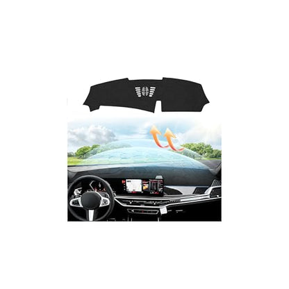 Black Dash Cover for BMW X5 2023 2024 2025 2026 Dashboard Cover Mat (60*33(BMW X5 23+))