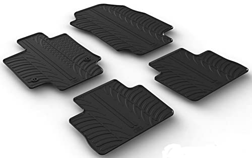 Rubber Floor Mats for Toyota RAV4 & Hybrid (RAV4 (XA50) & Hybrid 2019-2025 / Floor Mat)