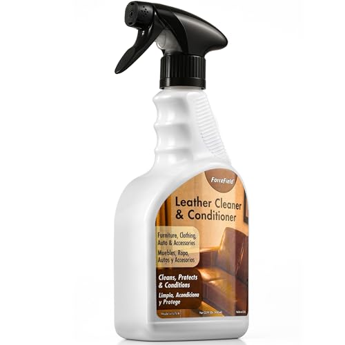 3-in-1 Leather Cleaner & Conditioner (22 oz) - Restores Natural Oils, Removes Stains and Hides Scuffs (22 Fl Oz (Pack of 1))