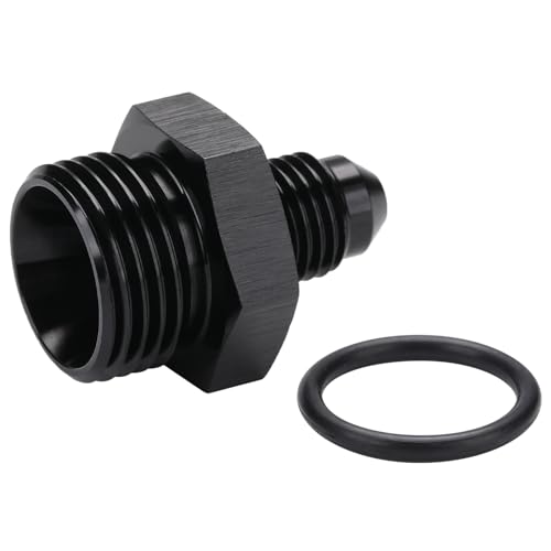 4AN Male Flare to 8AN ORB O (4AN to 8AN ORB / Black - 1PC)