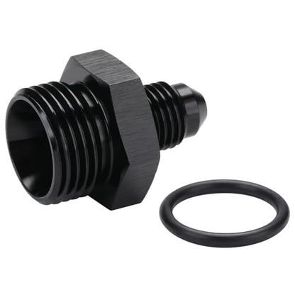 4AN Male Flare to 8AN ORB O (4AN to 8AN ORB / Black - 1PC)