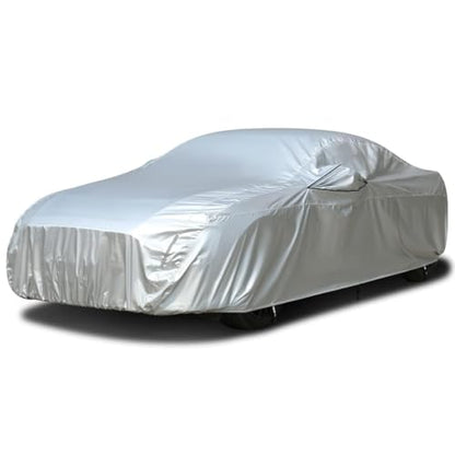 Sport Car Cover Waterproof (Silver-Green / CL：for Coupe(Lenght 183"-193"))