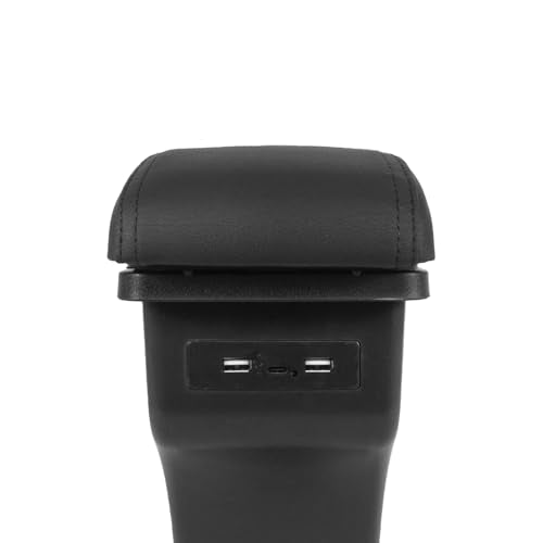 Car Armrest Box Compatible with Honda Fit Jazz Hatchback 2009 (with USB Ports)