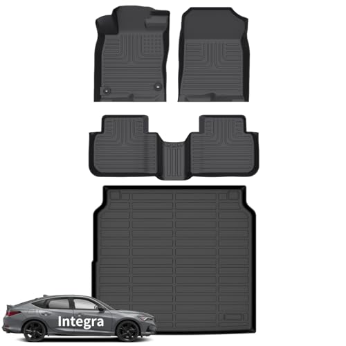 Floor Mats & Cargo Liner for Acura Integra 2023 2024 2025 2026 (BLACK)