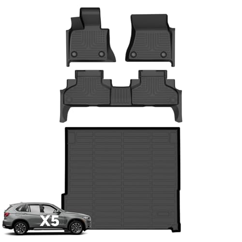 Floor Mats & Cargo Liner for BMW X5 2014 (BLACK)