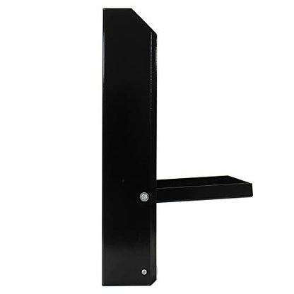 458BK Jr Work Station Storage Cabinet Shelf Rack Holder Caddy (Black)