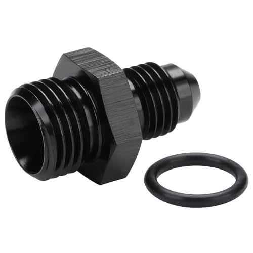 4AN Male Flare to 6AN ORB O (4AN to 6AN ORB / Black - 1PC)