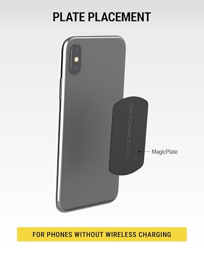 MRK2PK UB MagicMount Replacement Metal Plate Kit for Phone (Original / 6 Plates / Black)