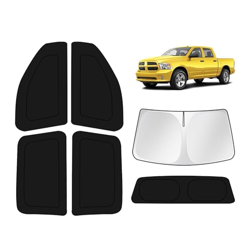 Car Window Shades for Dodge RAM 1500 Laramie 2013 (FOR | RAM 1500 Laramie 2013-2018 (6pcs))