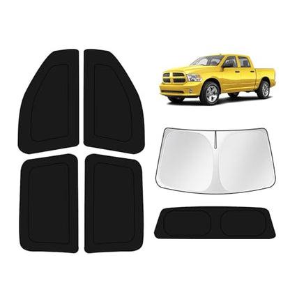Car Window Shades for Dodge RAM 1500 Laramie 2013 (FOR | RAM 1500 Laramie 2013-2018 (6pcs))