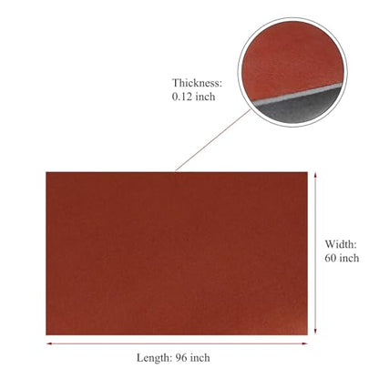 Suede Headliner with Foam Backing (Burgundy / 96"L×60"W)