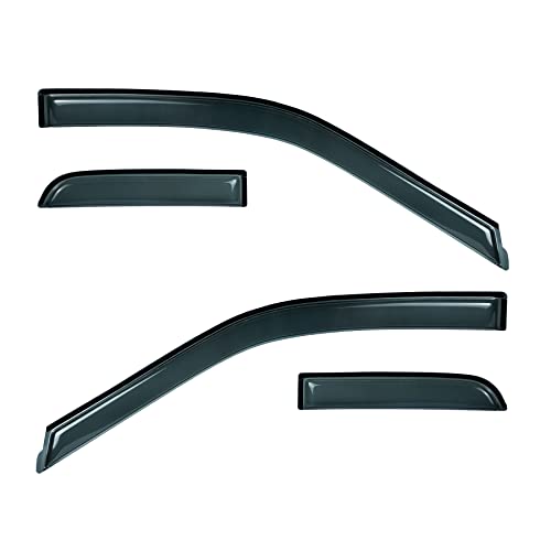Rain Guards Compatible with Ford F150 F250 Extended Cab 15 (for Ford F150 Super Cab/extended cab 2015-2020)