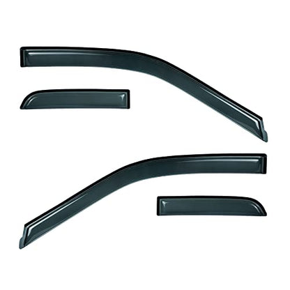 Rain Guards Compatible with Ford F150 F250 Extended Cab 15 (for Ford F150 Super Cab/extended cab 2015-2020)