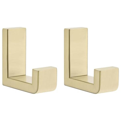 Towel Hooks for Bathrooms (Brushed Gold)