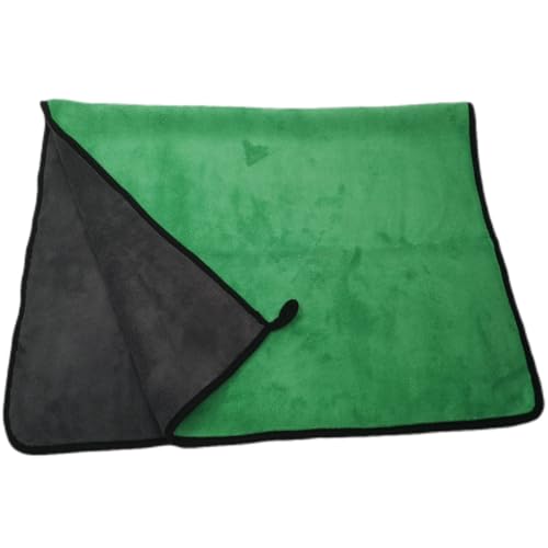 Large Microfiber Drying Towel for Car (36 X 24inches,grey-green,1pack)