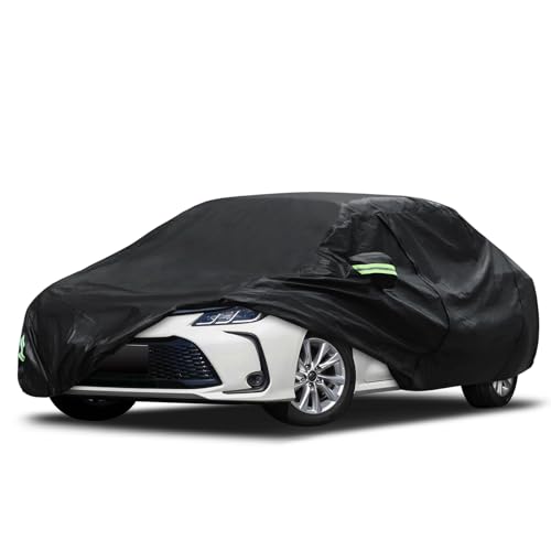 Car Cover Multi (Black / Custom Fit for Toyota Corolla Honda Civic)