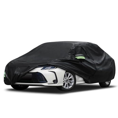 Car Cover Multi (Black / Custom Fit for Toyota Corolla Honda Civic)