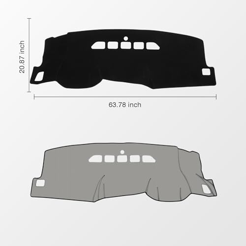 Black Dash Cover for 2007 (Silverado 07-13(black))