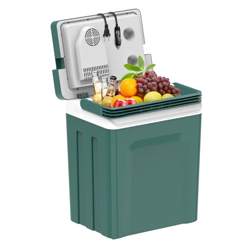 Electric Cooler & Warmer with Handle 26.5 Quart (25L / Army Green)