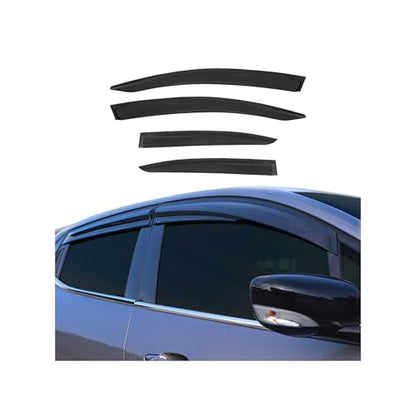 Window Visor Vent Rain Guard Deflector for Honda Civic 2012 (Civic Sedan 2012-2015 / Wind Deflector / Tape-On)