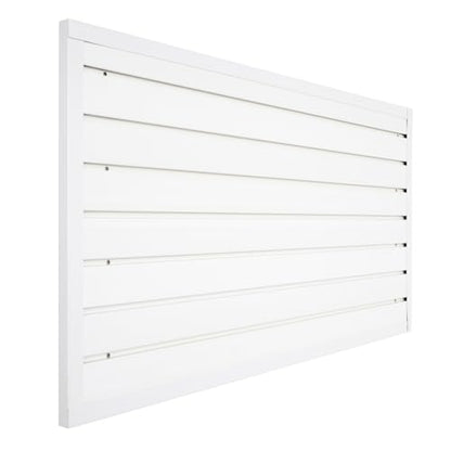 Slat Wall Paneling Garage Wall Organizer (White / 4x2ft)