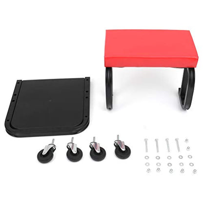 Rolling Creeper Seat with Cushioned Seat