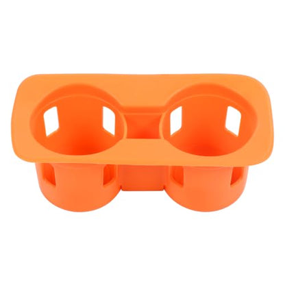 Center Console Cup Holder Protector Compatible with Ford Maverick 2022 (Orange)