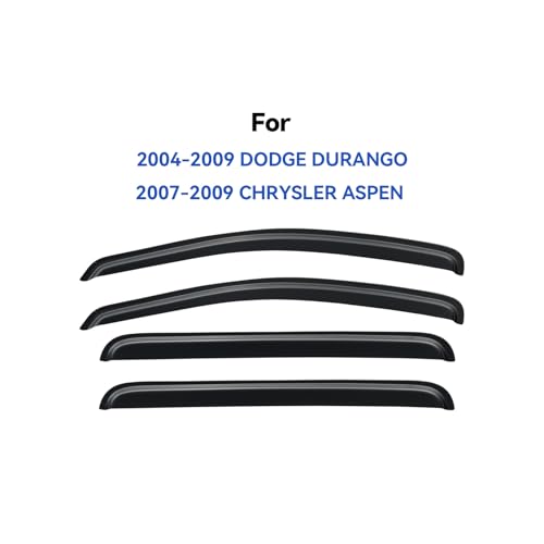 Window Visors Rain Guards for 2004 (2004-2009 Dodge Durango)