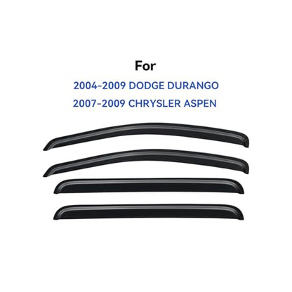 Window Visors Rain Guards for 2004 (2004-2009 Dodge Durango)