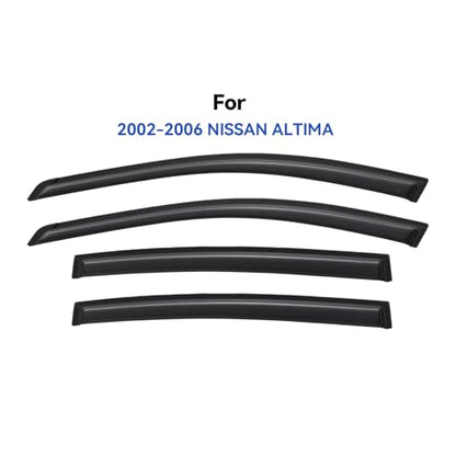 Window Visors Rain Guards for 2002 2003 2004 2005 2006 Nissan Altima (2002-2006 Nissan Altima)