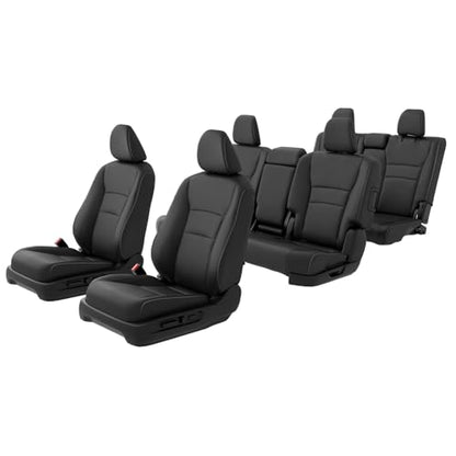 Seat Covers for Honda Pilot 2016 (Black / 8 Seats - EX-L,SE,TOURING,SPORT 2016-2022)