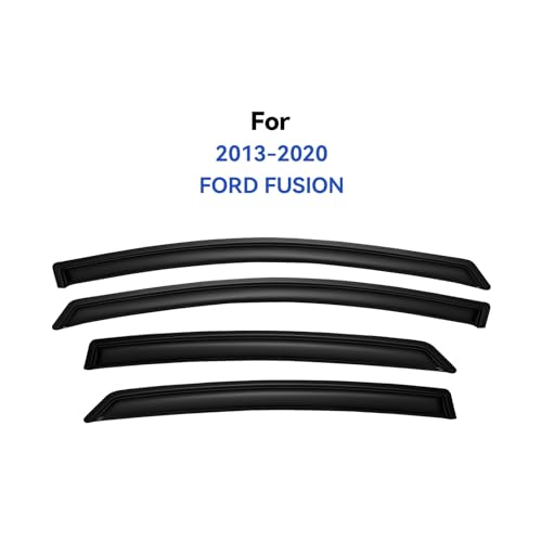 Window Visors Rain Guards for 2013 (2013-2020 Ford Fusion)