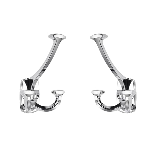 Large Wall Double (Polished Chrome / 1 Inch(23mm)Hole Center)