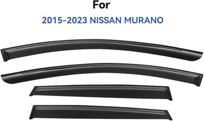 Window Visors Rain Guards for 2015 (2015-2024 Nissan Murano)