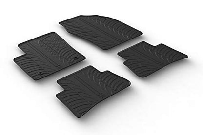 Rubber Floor Mats for Toyota C (C-HR/Hybrid 2018-2021 / Floor Mat)