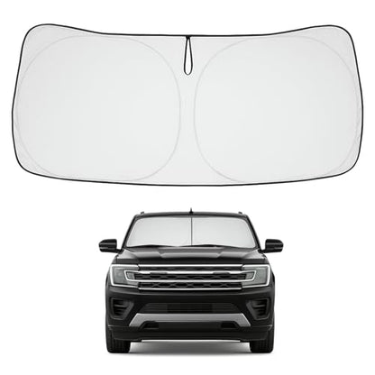 Custom Fit Car Windshield Sun Shade for 2018 (2018-2024 Ford Expedition)
